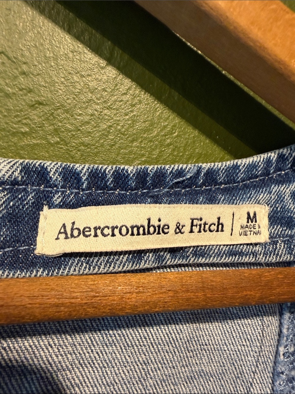 Abercrombie and Fitch Mila Light Wash Denim Dress - Picture 2 of 6